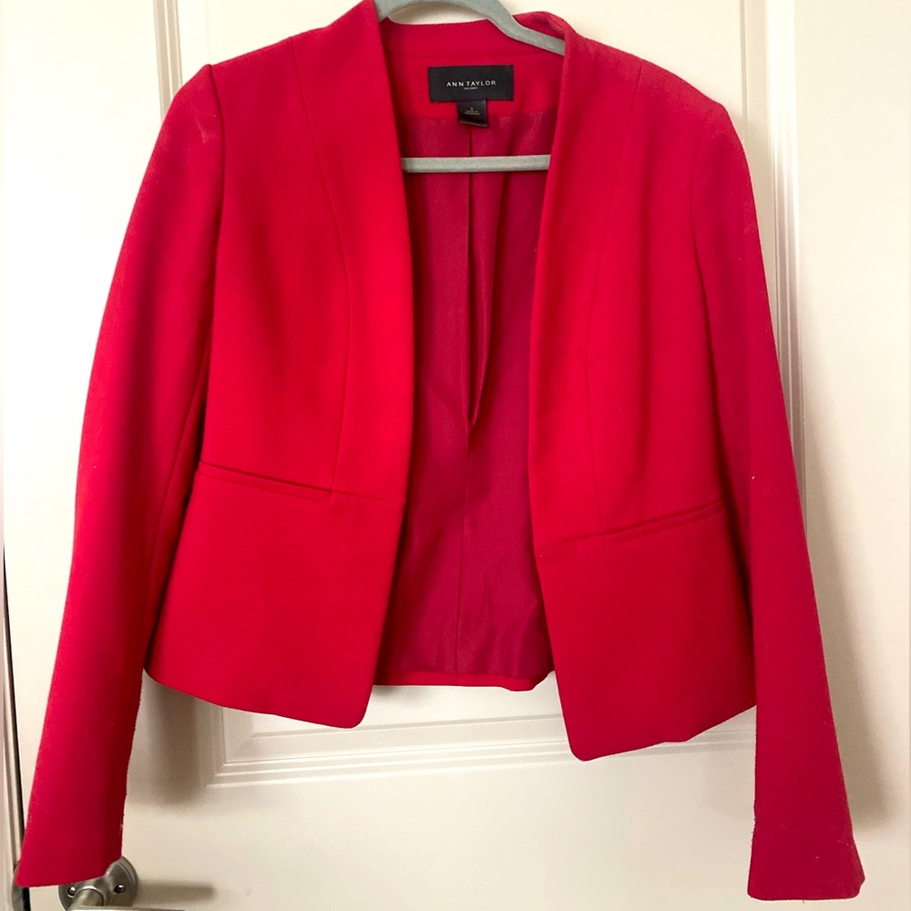 Ann Taylor Red Blazer